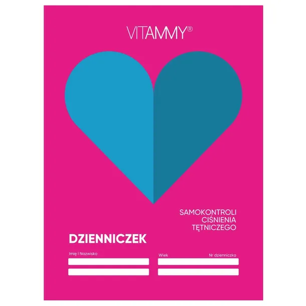 DZIENNICZEK DO POMIARU CIŚNIENIA VITAMMY