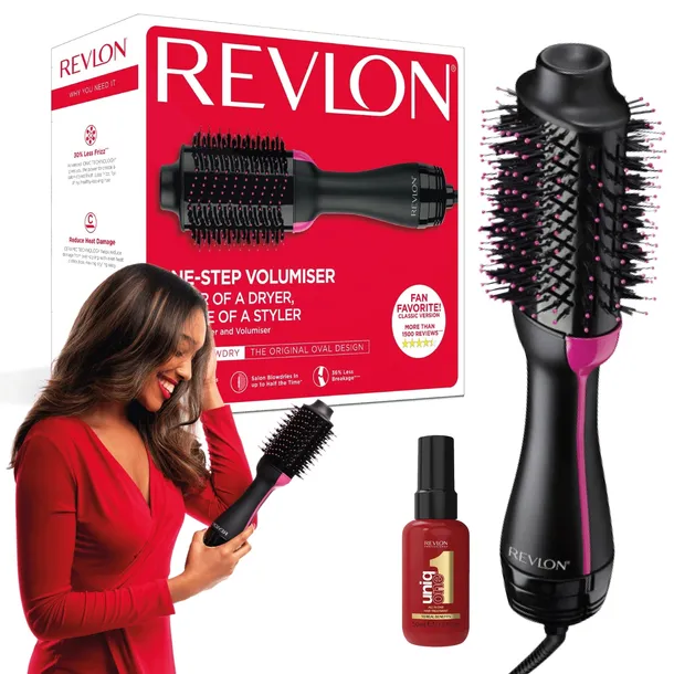 SUSZARKO LOKÓWKA SZCZOTKA 2W1 REVLON ONE-STEP RVDR5222 I SPRAY UNIQONE