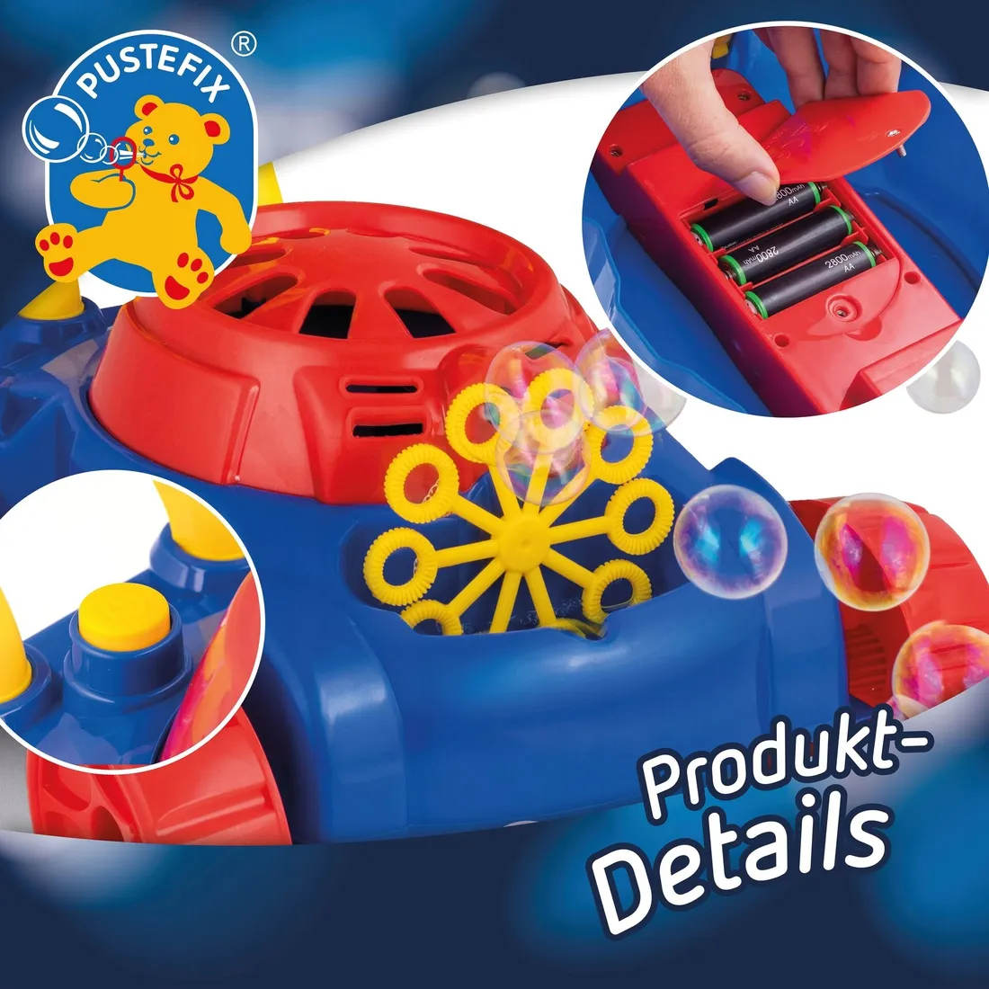 pustefix-bubble-mower-rasenmaher-stan-nowy