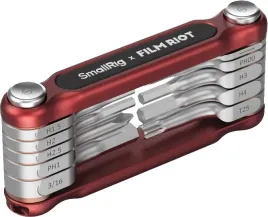 smallrig-4813-x-film-riot-10-in-1-folding-wrench-set-red