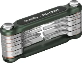 smallrig-4814-x-film-riot-10-in-1-folding-wrench-set-green
