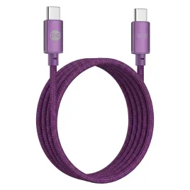forever-kabel-vibe-usb-c-usb-c-10-m-60w-ciemna-wisnia