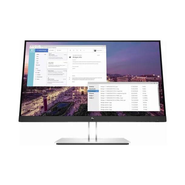 Monitor LED HP E23 G4 FHD 9VF96AA; 23" 1920 x 1080 px IPS / PLS