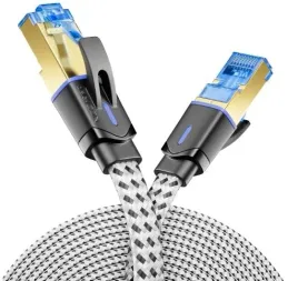 kabel-sieciowy-cat-8-rj45-rj45-plaski-nylonowy-bialy-05m-deleycon