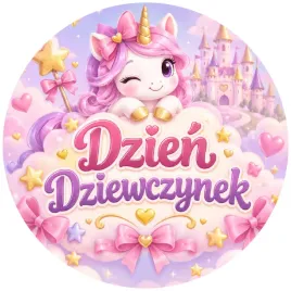 etykiety-naklejki-na-dzien-dziewczynek-jednorozec-i-zamek-6-cm-12-szt