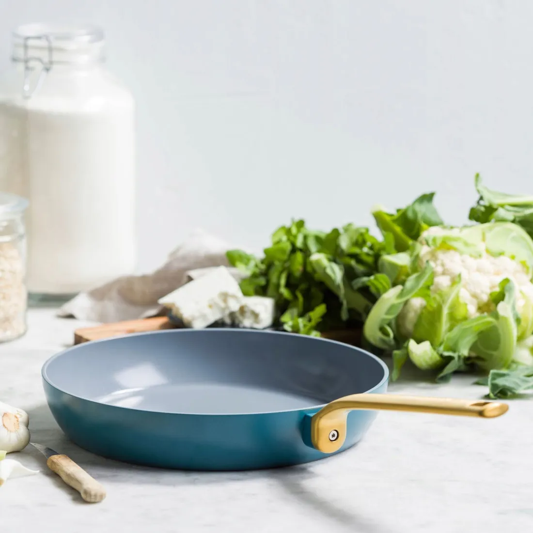 greenpan-evolution-frying-pan-30cm-blue-stan-nowy