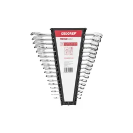 gedore-red-ratchet-spanner-set-metric-17-pieces