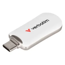 verbatim-plectra-white-128gb-usb-c-flash-drive-30229