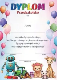 dyplom-a4-przedszkolaka-zabawki-25szt-do-szkoly-biura-jakosc