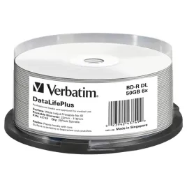 1x25-verbatim-bd-r-blu-ray-50gb-6x-speed-printable-cakebox
