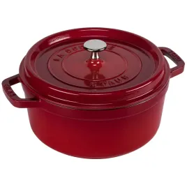 staub-la-cocotte-24cm-okragly-czerwony-garnek-zeliwny