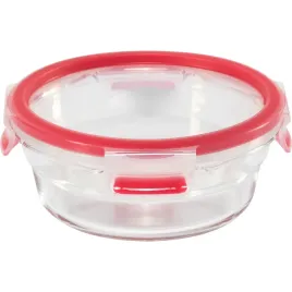 emsa-clipandclose-glass-food-container-600-ml-red