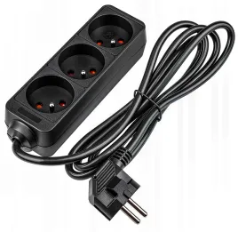 przedluzacz-3-gniazda-z-uziemieniem-15m-czarny-3x1-13a-3000w