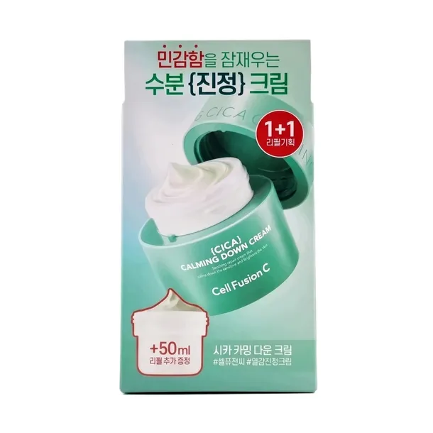 CELL FUSION C CICA Calming Down Cream 100 ml (50 ml + 50 ml) POLSKA DYSTRYBUCJA