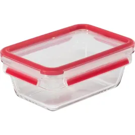 emsa-clipandclose-glass-food-container-850-ml-red