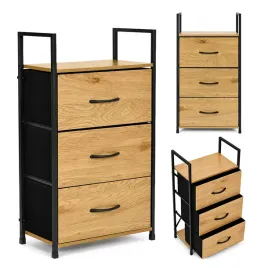 szafka-z-3-szufladami-materialowymi-regal-cm-organizer-tekstylny-loft-moder