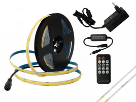 zestaw-tasma-led-7w-m-24v-cob-jednolita-6000k-zimna-5m-pilot-sterownik
