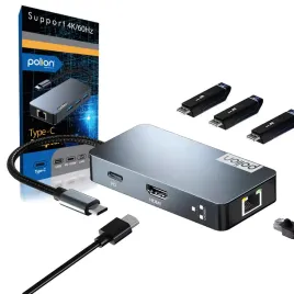 adapter-hub-6w1-polion-usb-c-przejsciowka-usb-3-2-pd-100w-hdmi-4k-lan-1gb