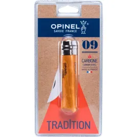 opinel-pocket-knife-no-09-carbon-blade-with-wood-handle