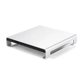 satechi-aluminum-monitor-stand-hub-for-imac-silver