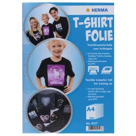 herma-t-shirt-foil-a4-f-dark-black-textiles-10-sheets-4527