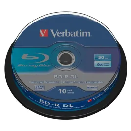 1x10-verbatim-bd-r-blu-ray-50gb-6x-speed-bialy-blue-cakebox