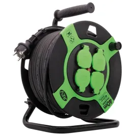 rev-cable-drum-resin-40m-ip-44-4-fold-black-green