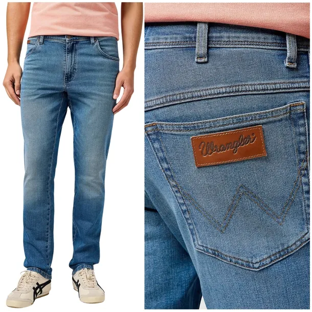 Spodnie jeansowe Wrangler Texas Slim Breeze lekko dopasowane W40 L32