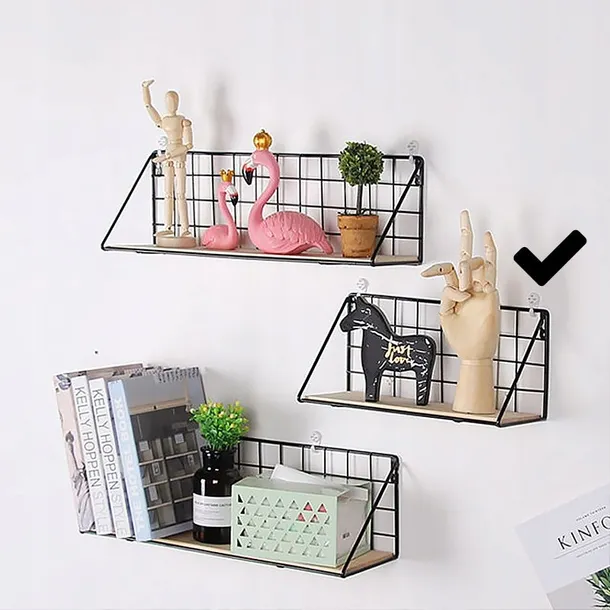 polka-scienna-styl-loft-295-cm-czarna