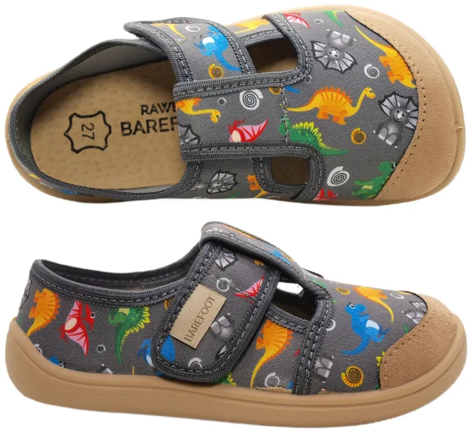 BAREFOOT KAPCIE do przedszkola Raweks JOY J15 DINO rozmiar 29- 18,5cm