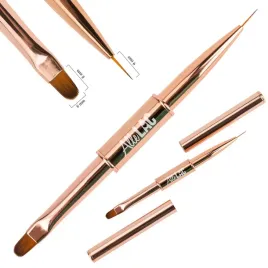 pedzelek-2w1-dwustronny-do-zelu-6-owalny-i-do-zdobien-9mm-zloty-rose-gold