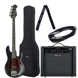 gitara-basowa-harley-benton-mb-4-sbk-zestaw-piec-20w-pokrowiec-pasek-kabel