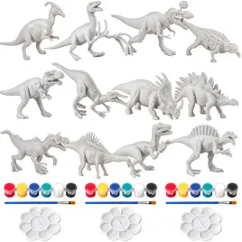 zestaw-kreatywny-do-malowania-dinozaurow-12-figurek-3d-farby-pedzle