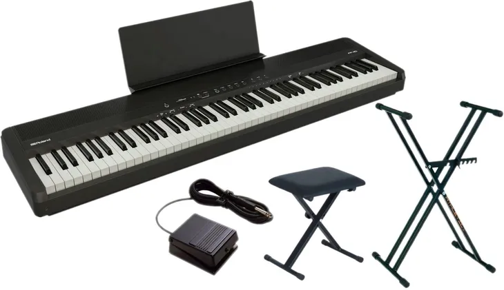 ROLAND FP-40 BK CZARNE STAGE PIANO 88 WAŻONYCH KLAWISZY WIFI BT SET 1