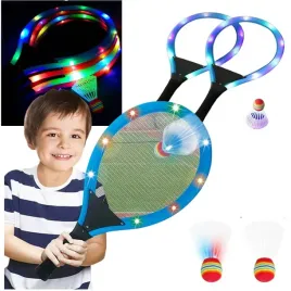 rakietki-paletki-babington-tenis-plazowy-badminton-swiecacy-led-2-lotki