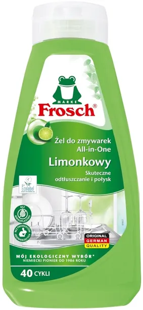 FROSCH Ekologiczny Żel do Zmywarki ALL-in-1 Trudne Zabrudzenia 650ml BIO