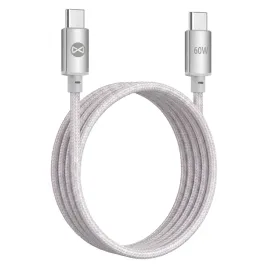 forever-kabel-vibe-usb-c-usb-c-10-m-60w-srebrny