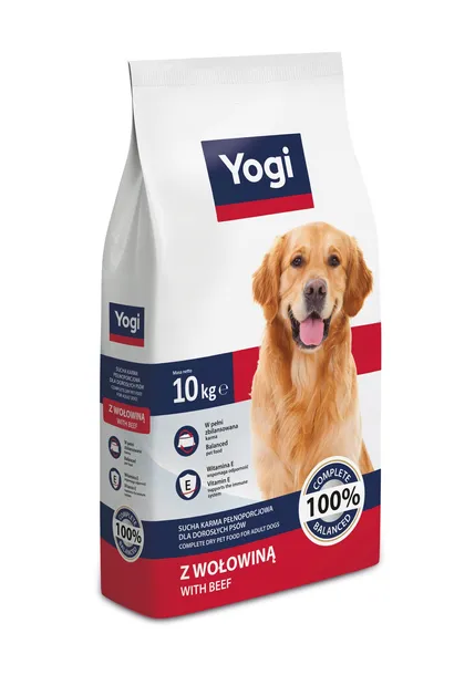 YOGI karma sucha dla psa wołowina 10 kg