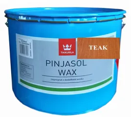 Zdjęcie produktu Impregnat Tikkurila Pinjasol Wax z woskiem do drewna - TEAK; 10L