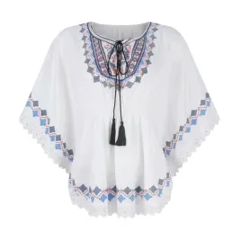 bluzka-boho-ponczo-kaftan-rozmiar-s-one-size-biala-koronka-chwosty