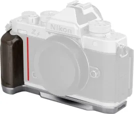 smallrig-5707-l-shaped-mount-plate-with-wooden-handle-for-nikon-z-f-silver