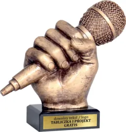 statuetka-odlewana-mikrofon-dlon-14-cm-grawer-gratis