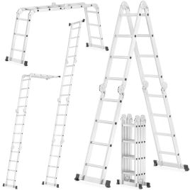 Zdjęcie produktu HIGHER Drabiny drabina aluminiowa przegubowa 4x4