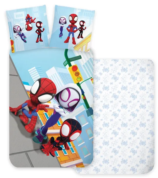 POŚCIEL SPIDEY SPIDERMAN 140x200 DZIECIĘCA MARVEL SPIDER-MAN