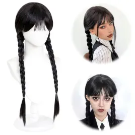 peruka-czarna-dluga-warkocze-pleciona-halloween-cosplay-karnawal