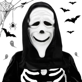 maska-ducha-halloween-lateksowa-z-krwia-czarno-biala-horror-cosplay