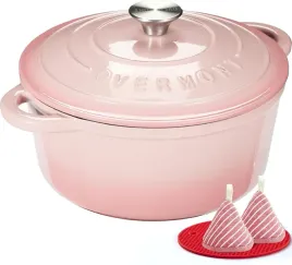 garnek-zeliwny-emaliowany-28-cm-65-l-z-pokrywka-i-ksiazka-kucharska