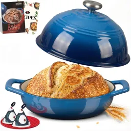 emaliowany-zeliwny-piec-do-chleba-55-qt-niebieski-z-pokrywka