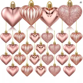 bombki-serca-36-szt-rozowe-rose-gold-zawieszki-na-choinke-walentynki-slub