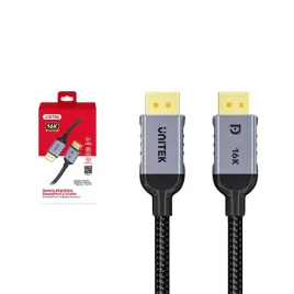unitek-przewod-kabel-displayport-2-1-8k-120hz-1m-hdr-80gbps